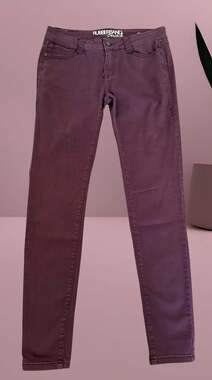 Rubberband Stretch Purple Skinny Jeans Size 29
